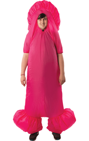 Adult Inflatable Pink Penis Costume