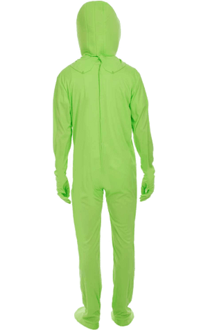 Adult Classic Green Alien Costume- fancydress.com