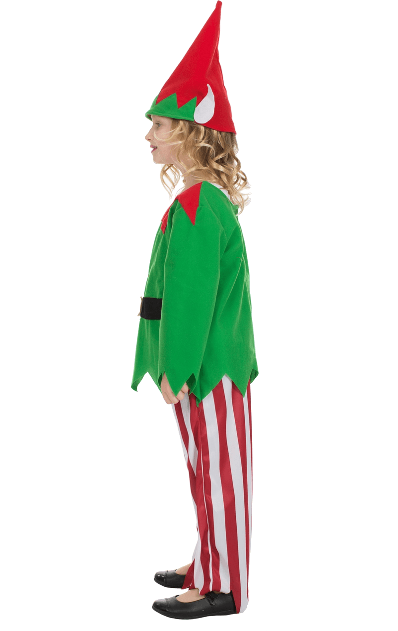 Déguisement d'elfe à rayures pour enfant