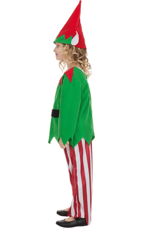 Kinder gestreifte Elfenkostüm
