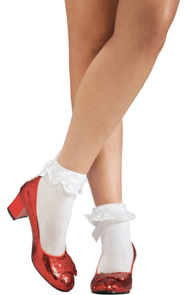Erwachsene Dorothy -Paillistin Ruby Shoes