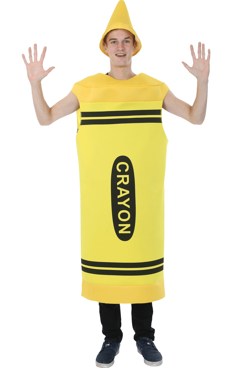 Adult Yellow Crayon Costume