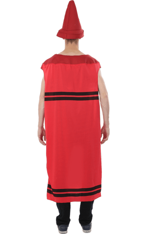 Adult Red Crayon Costume