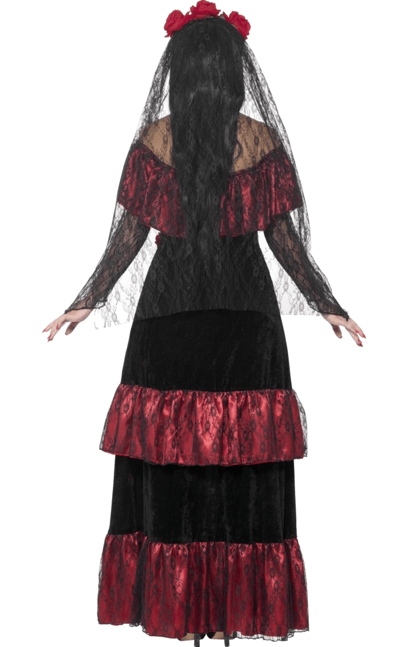 Ladies Day Of The Dead Dress Costume
