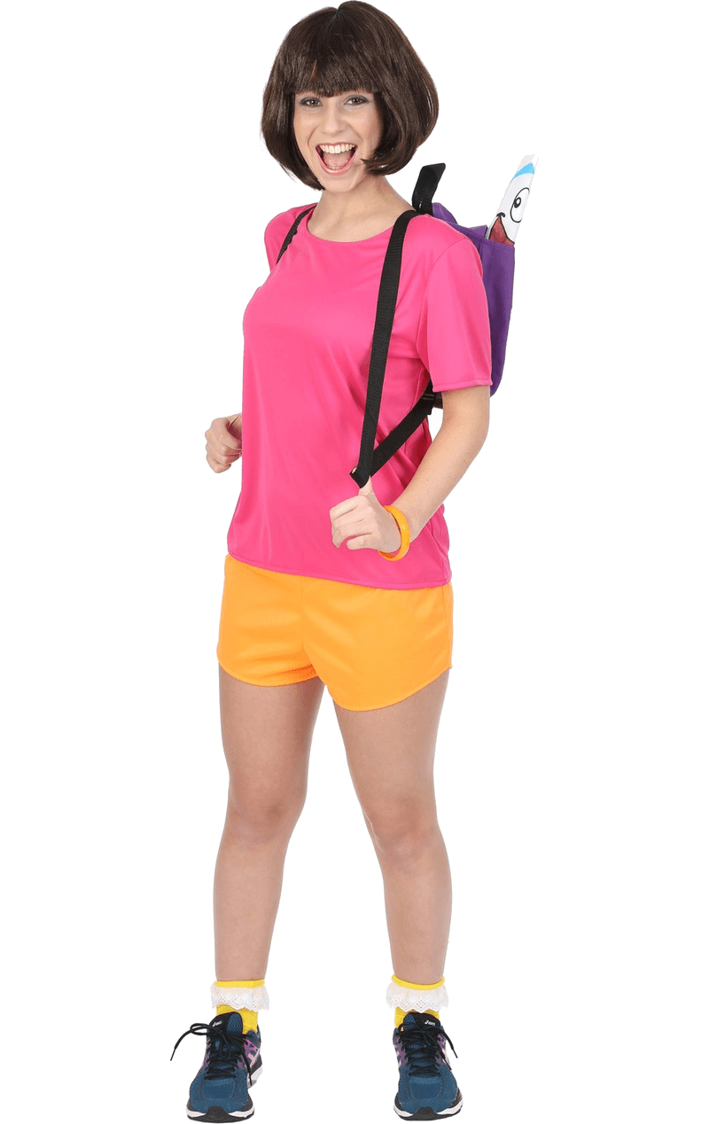 Erwachsener Dora das Explorer -Kostüm