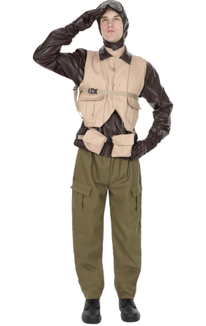 Adult Mens WW2 Pilot Costume