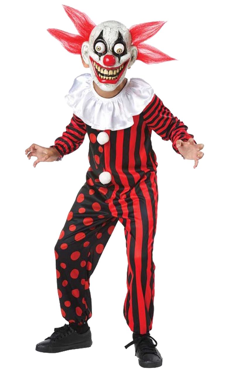 Déguisement d'Halloween Clown Œil écarquillé pour Enfants