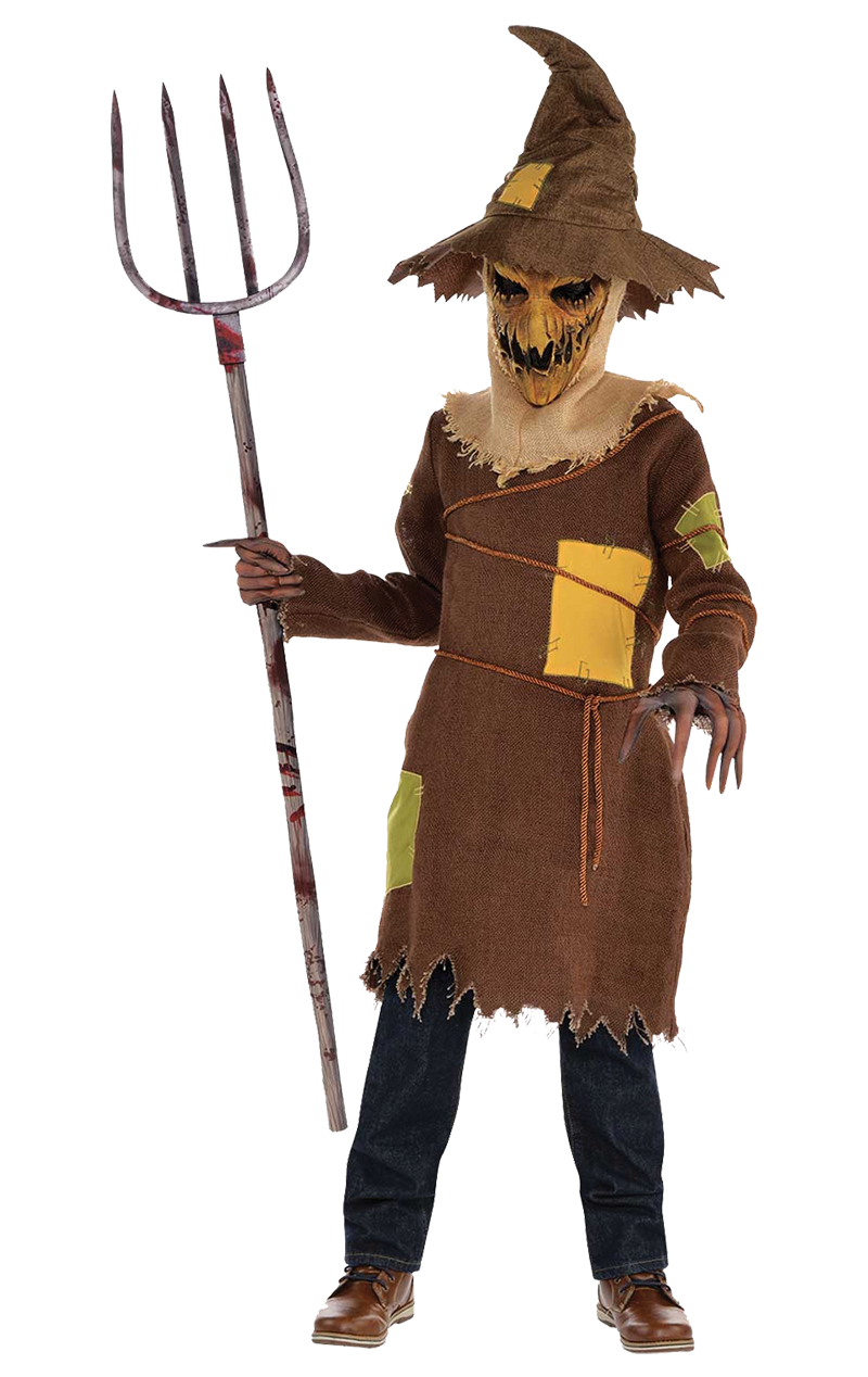Kids Scary Scarecrow Costume