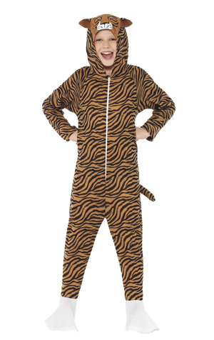 Kids Tiger Jumpsuit Costume