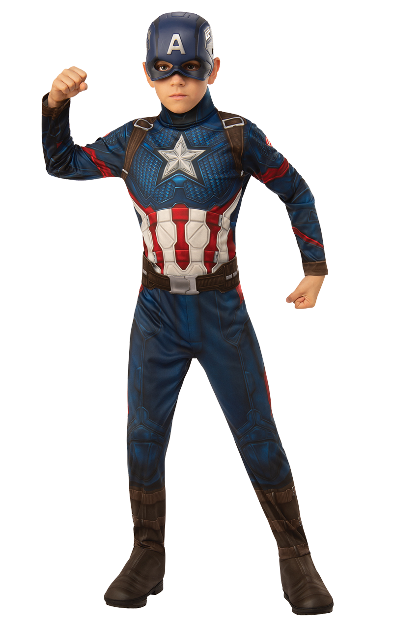 Kids Captain America Endgame Costume