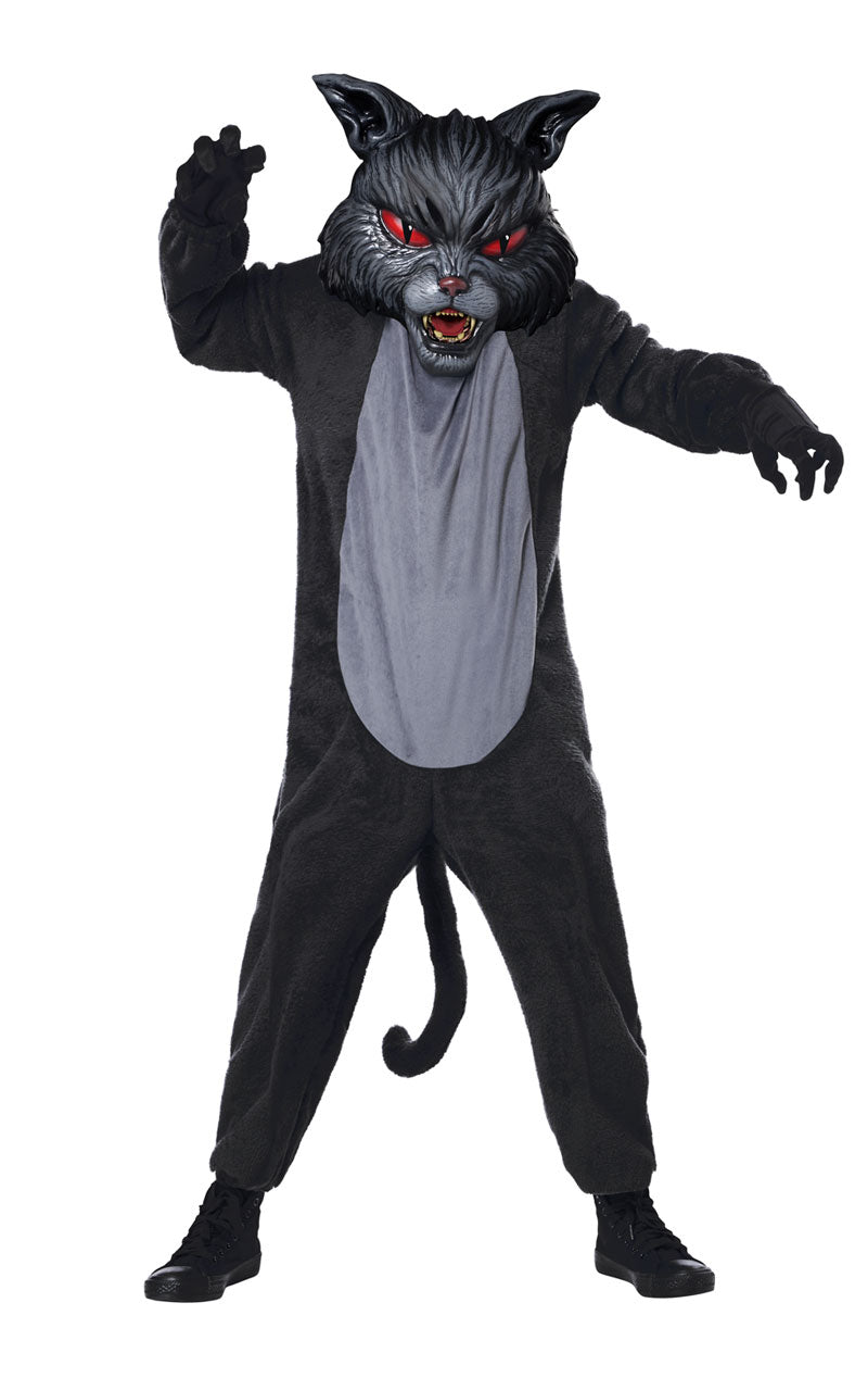 Costume de combat de chat effrayant pour enfants