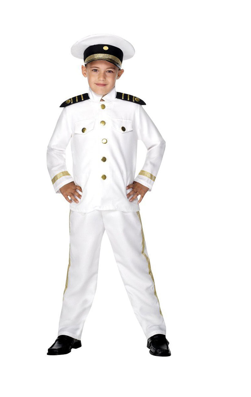 Kinder Kapitän Kostüm