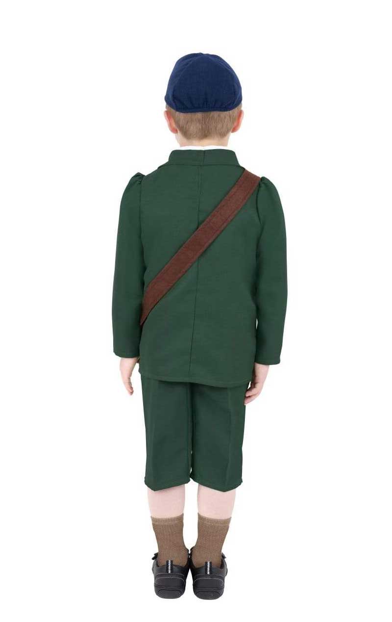 Kinder WW2 Evakuee Boy Kostüm
