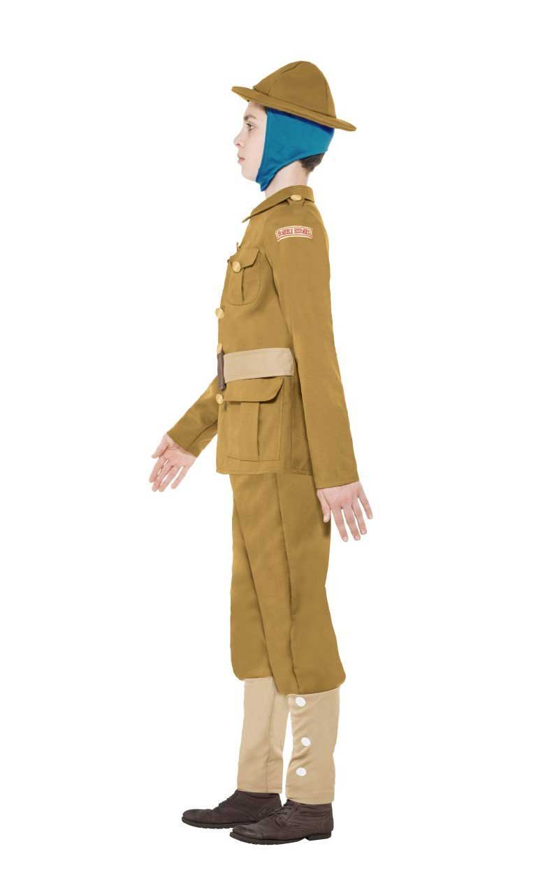 Kinder im Zweiten Weltkrieg Soldatarmee Kostüm