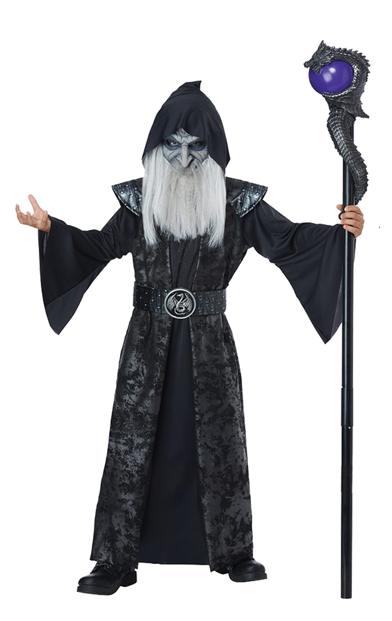 Kinder Dark Arts Wizard Kostüm