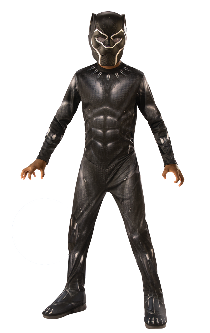 Kinder Schwarz Panther Kostüm