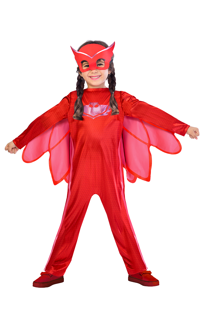 Kinder PJ -Facepieces Owlette Kostüm