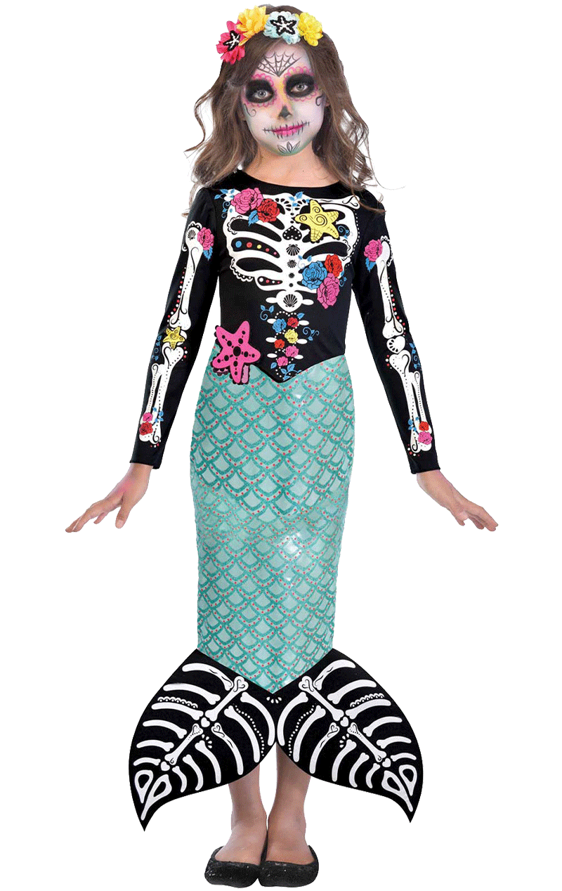 Kindertag der toten Meerjungfrau Kostüm
