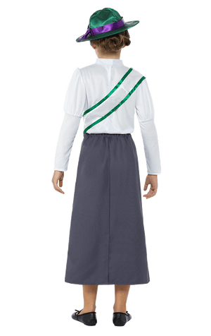 Costume de suffragette victorienne pour enfants
