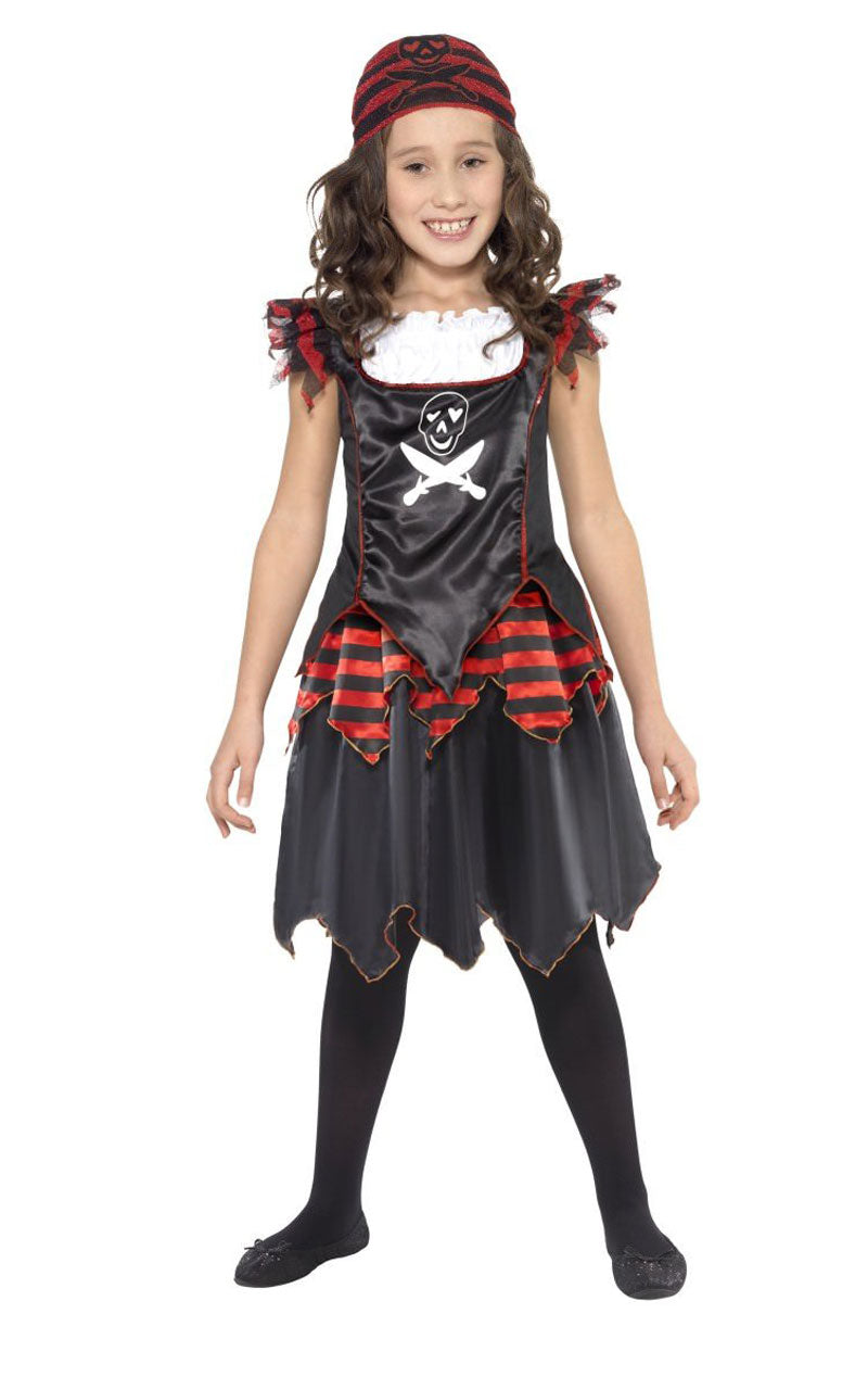 Kids Gothic Pirate Costume