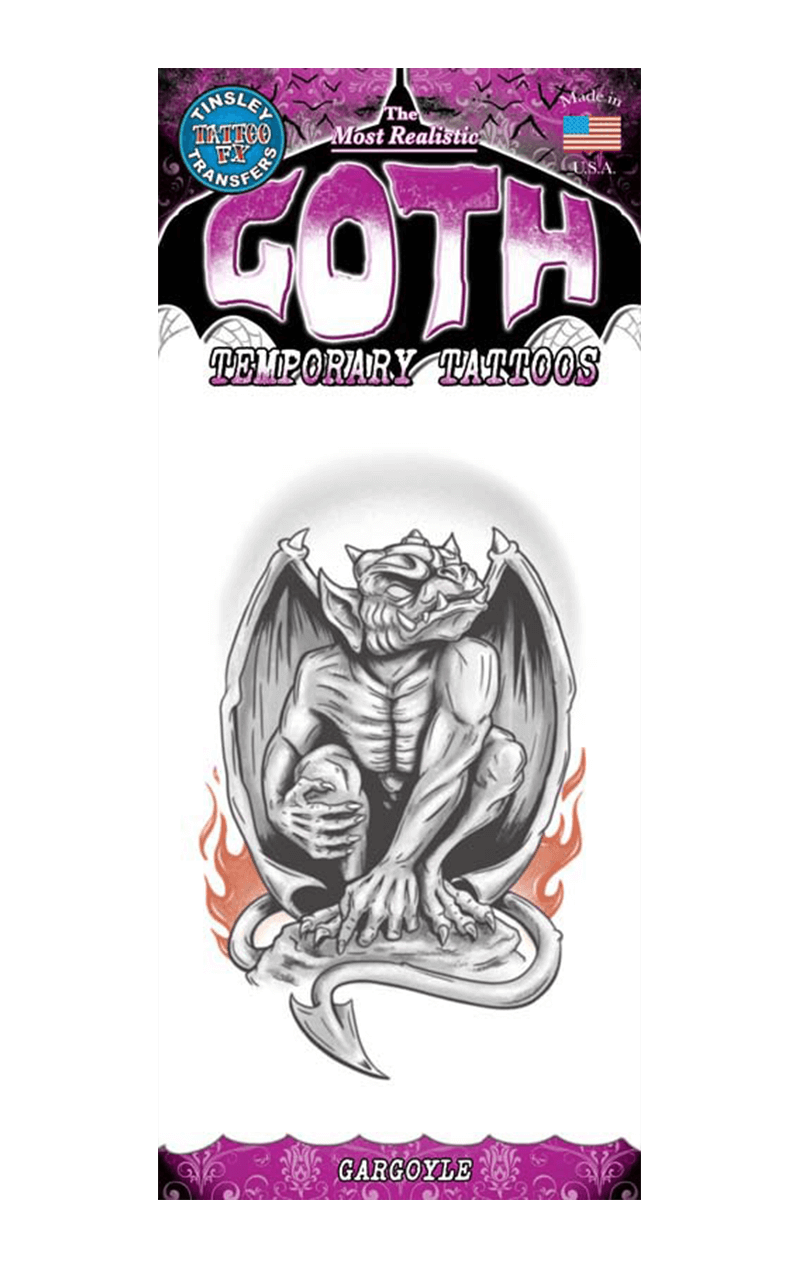 Gargoyle Goth Tattoo Accessory