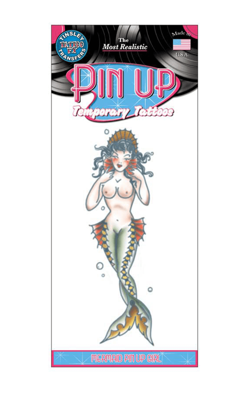 Mermaid Pin Up Tattoo Accessory