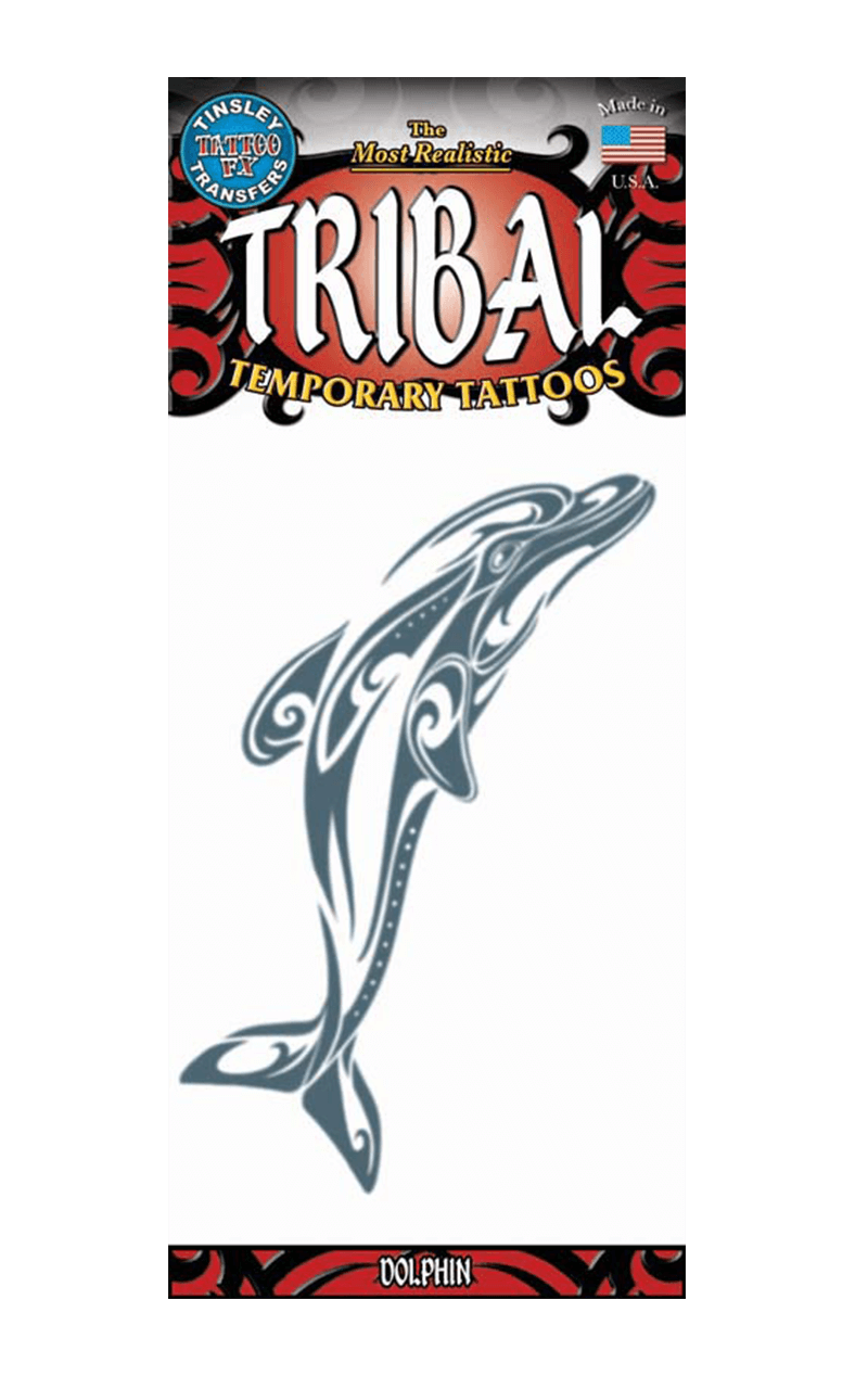Delphin Tribal Temporäres Tattoo