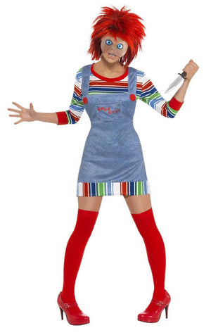 Ladies Chucky Doll Movie Costume