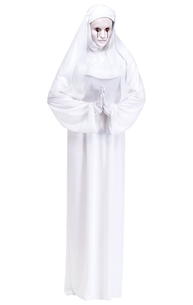 Frauen beängstigende Mary Nonne Kostüm