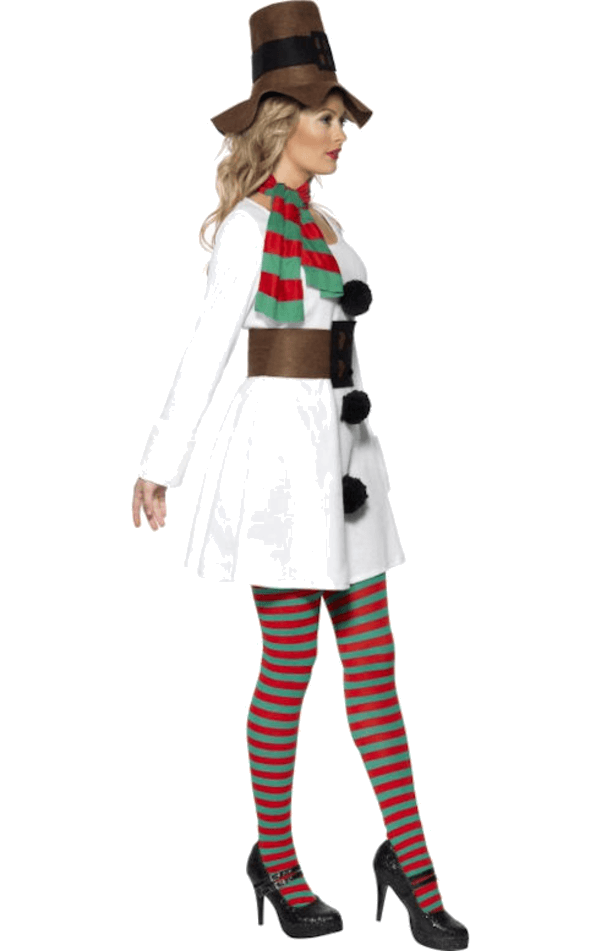 Womens Miss Snowman Costume