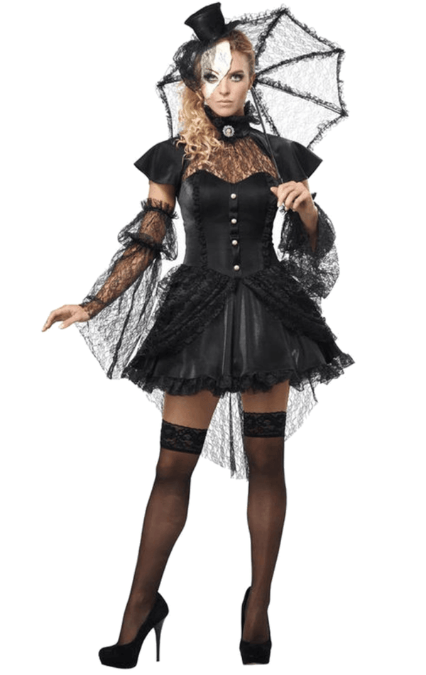 Womens Victorian Goth Doll Costume - fancydress.com