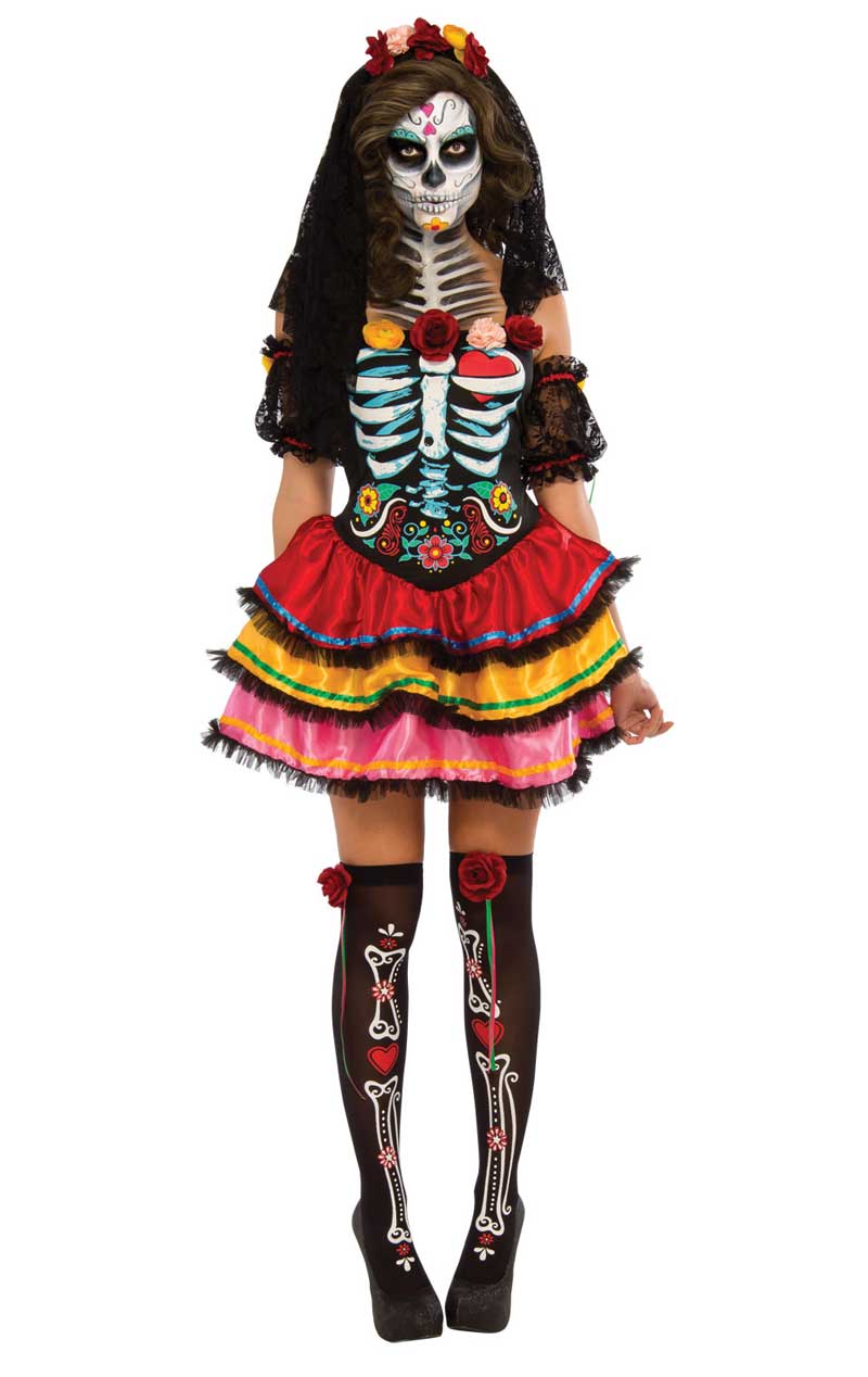 Womens Day Of The Dead Senorita Costume