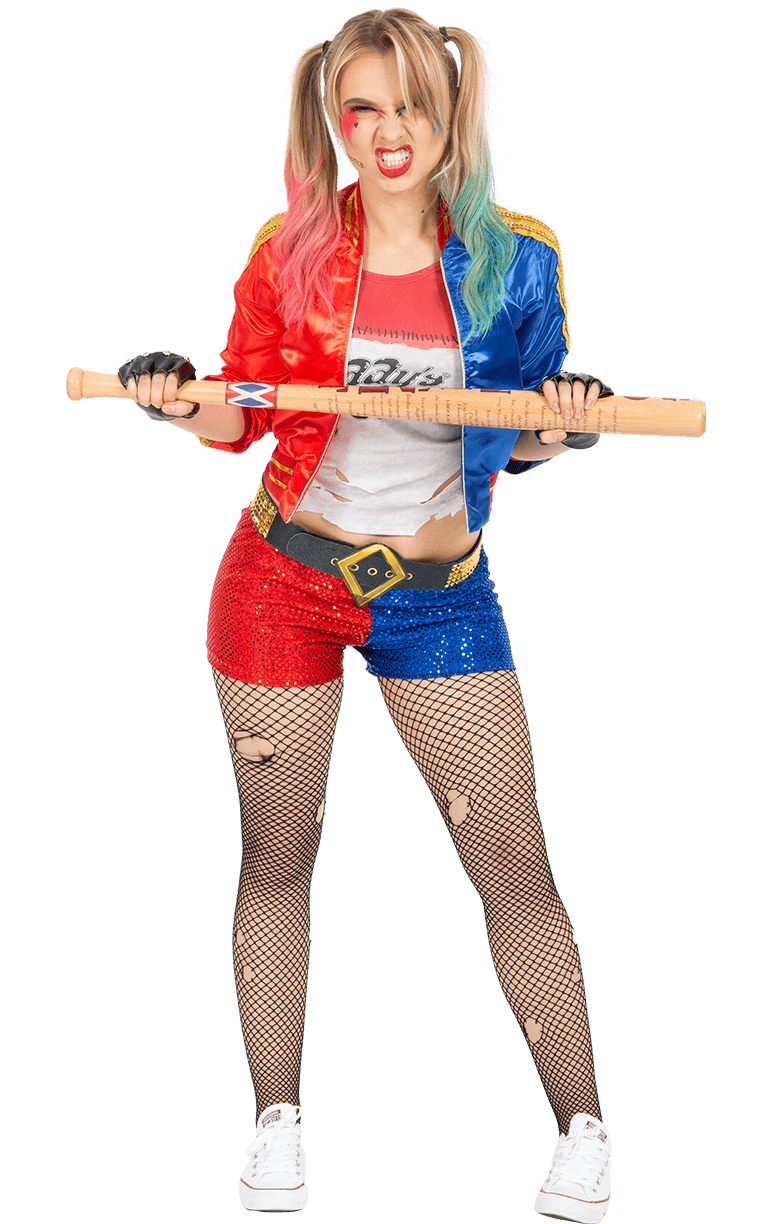 Womens Harley Quinn Movie Costume -  