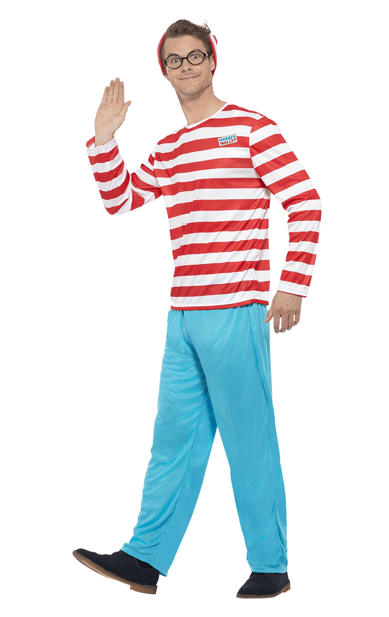 Mens Where's Wally Costume