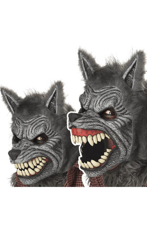 Mens Grey Werewolf Halloween Costume