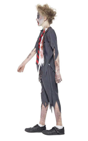 Kids Zombie School Boy Costume