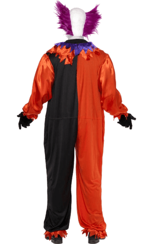 Déguisement d'Halloween de clown de cirque sinistre pour homme