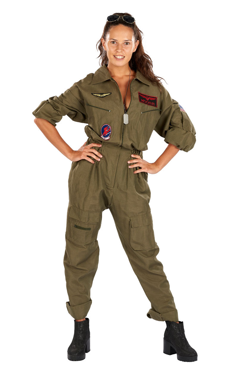 Adult Fighter Pilot Aviator Costume
