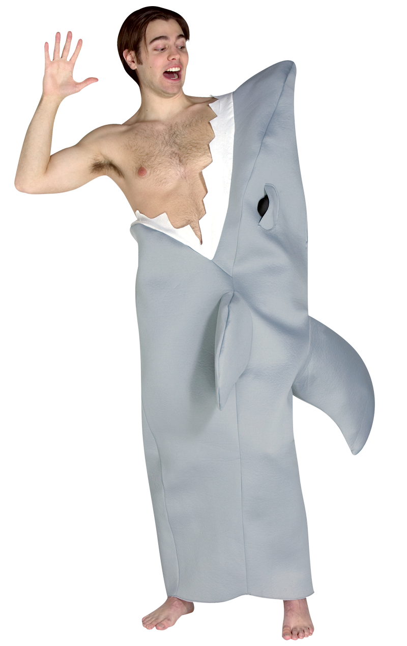 Kostüm für Erwachsenenhai -Angriff