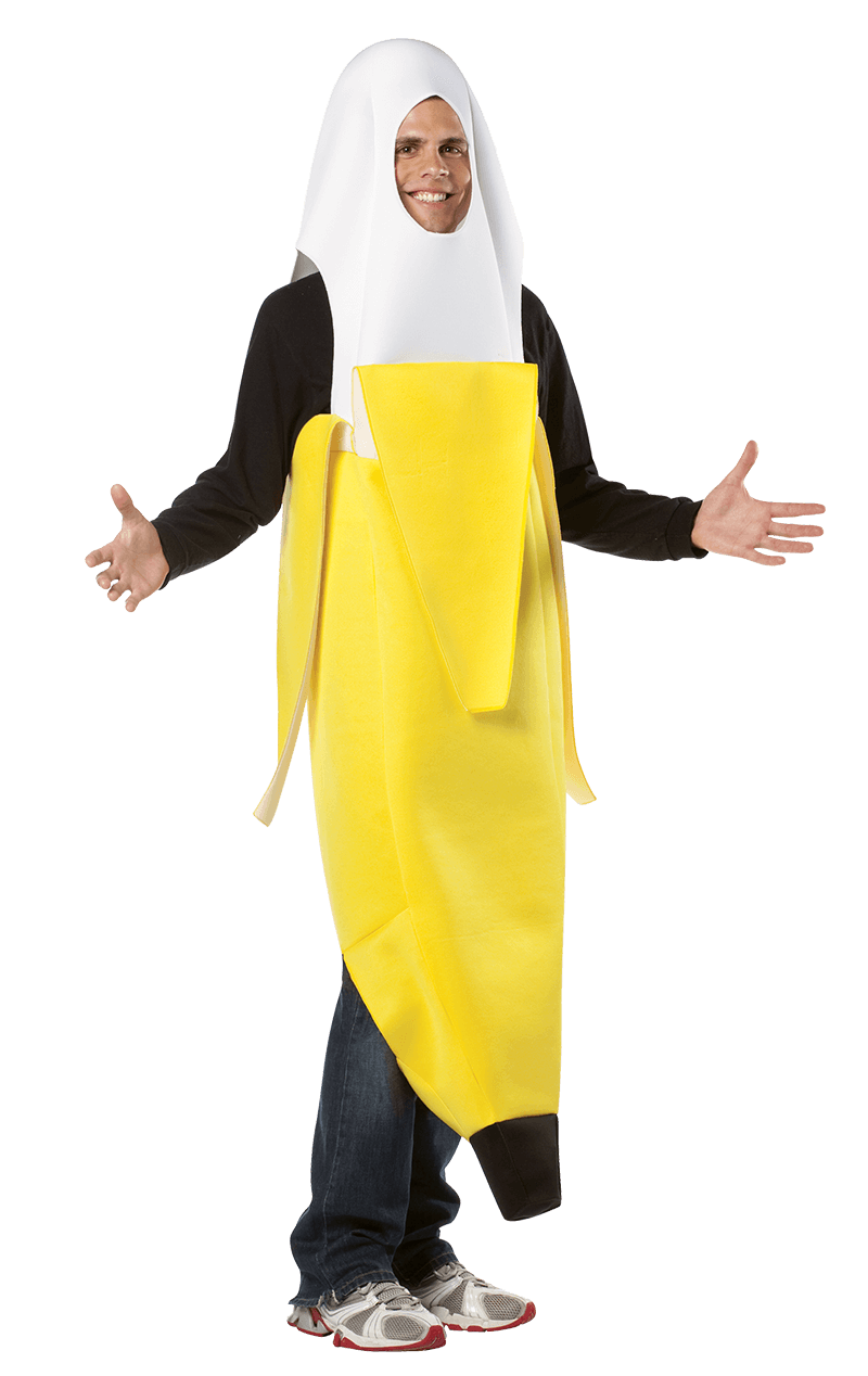 Adult Funny Peeled Banana Costume