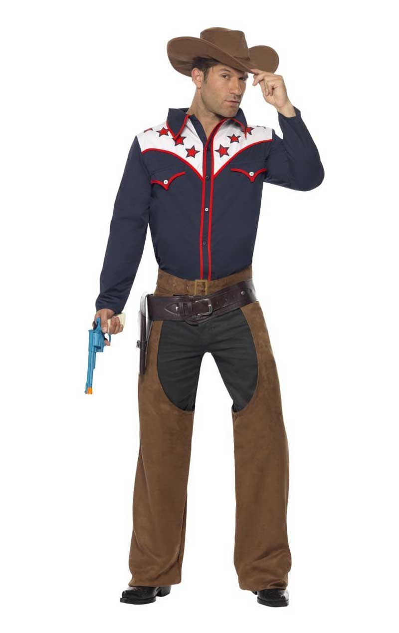 Herren Rodeo Cowboy -Kostüm