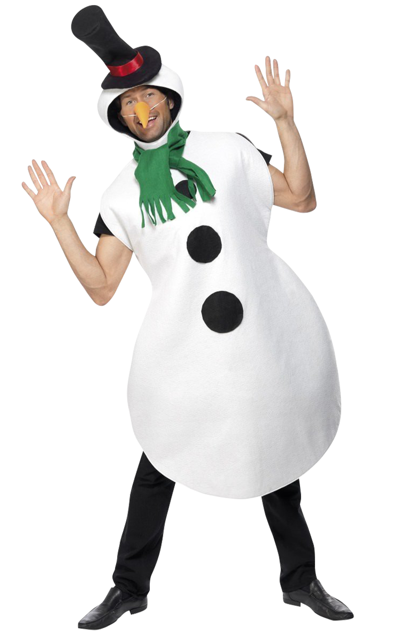 Adult Snowman Fancy Dress Outfit