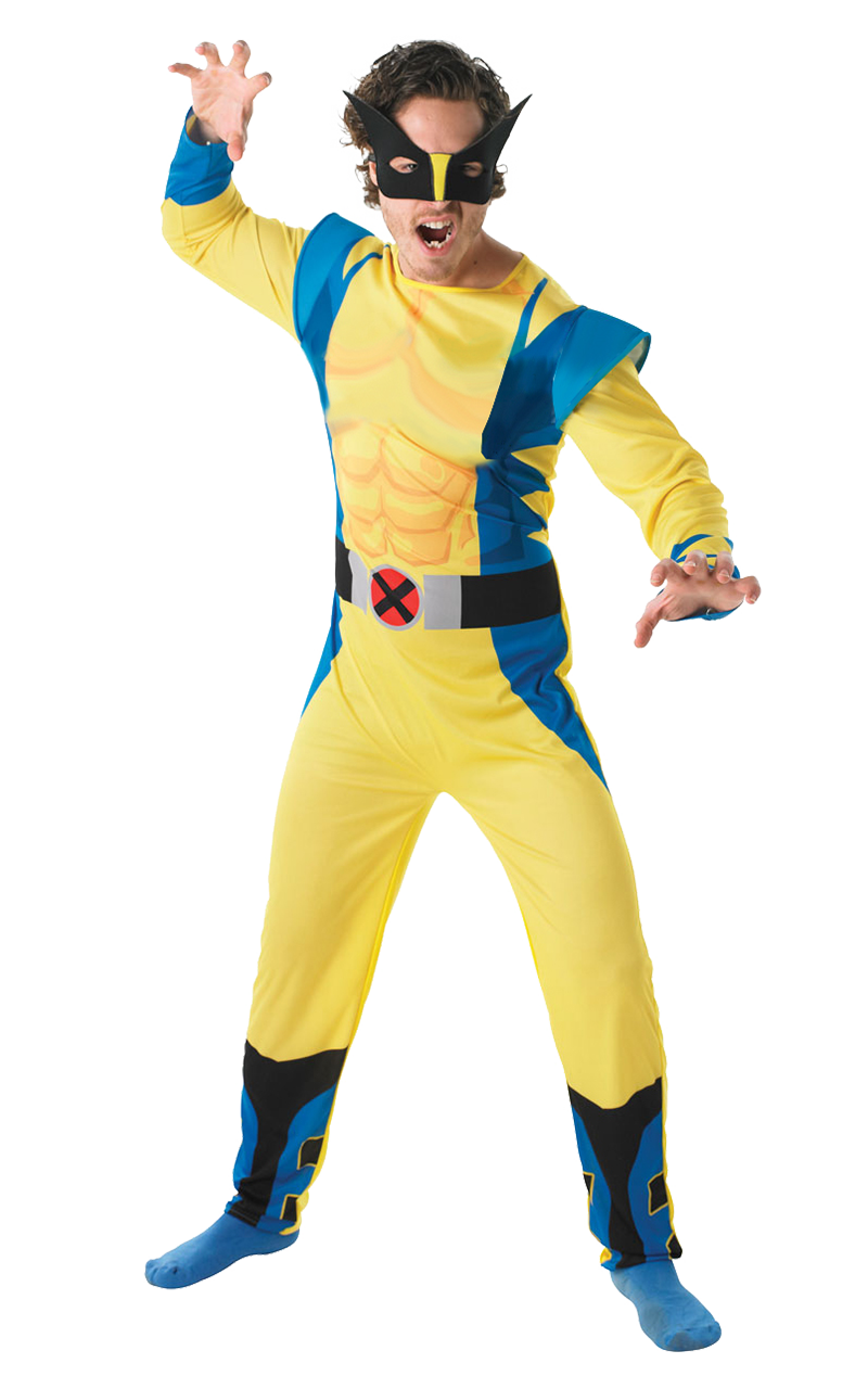 Erwachsener klassisches Wolverine -Kostüm