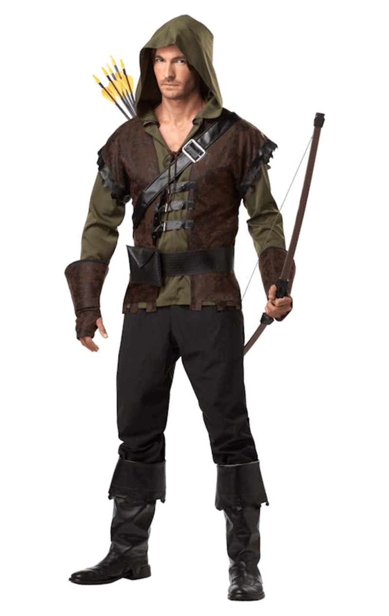 Erwachsener Jäger Robin Hood Kostüm