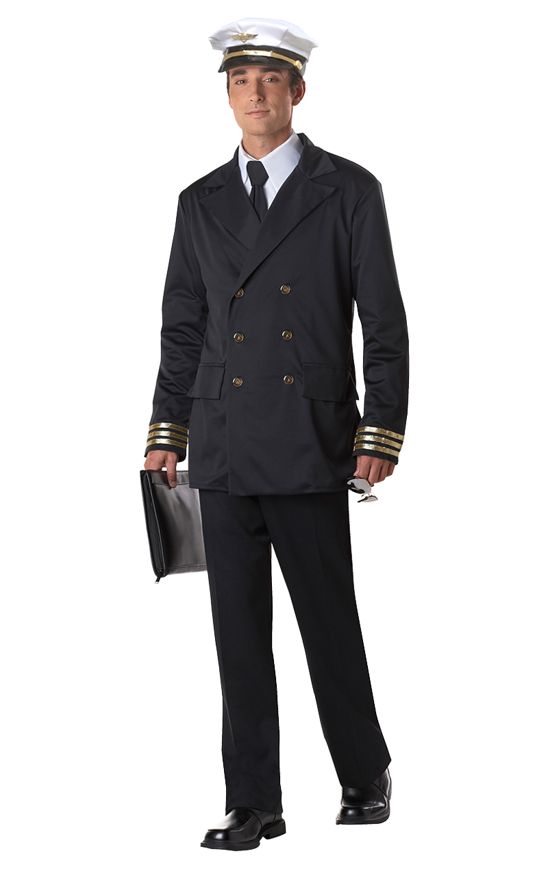 Adult Retro Commercial Pilot Costume