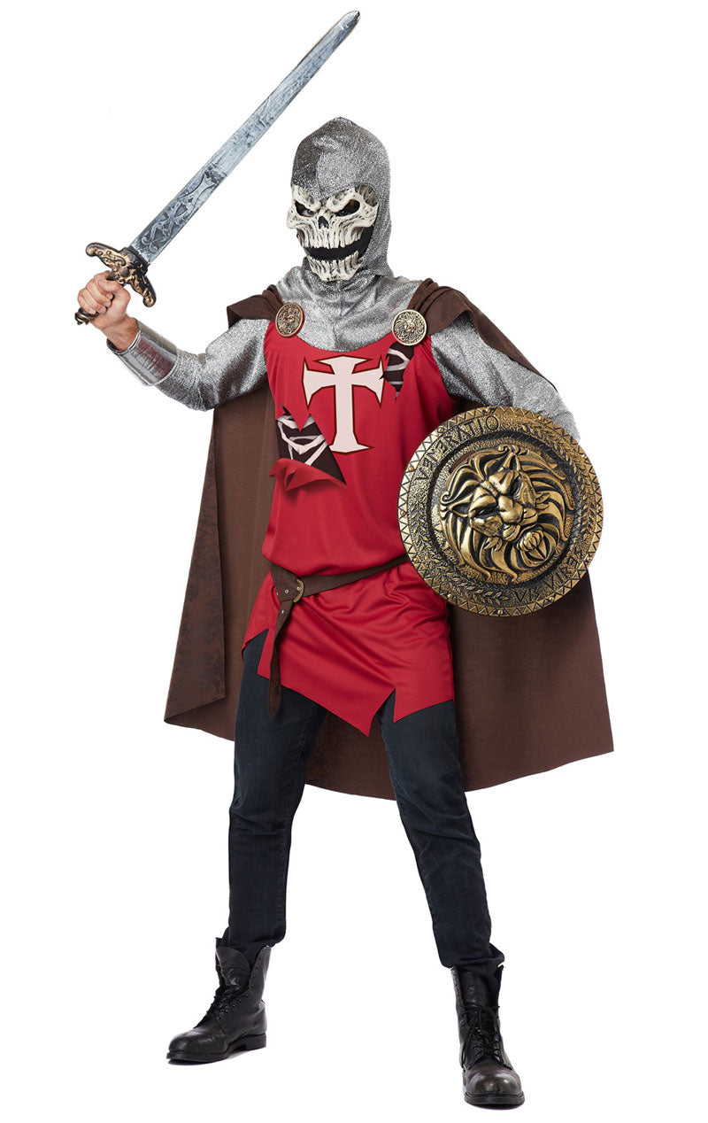 Costume d'Halloween Chevalier Crâne Adulte