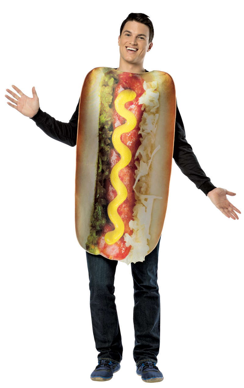 Costume de hot-dog chargé