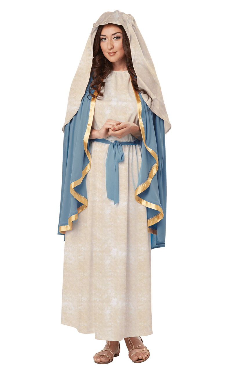 Erwachsener das Kostüm der Jungfrau Maria