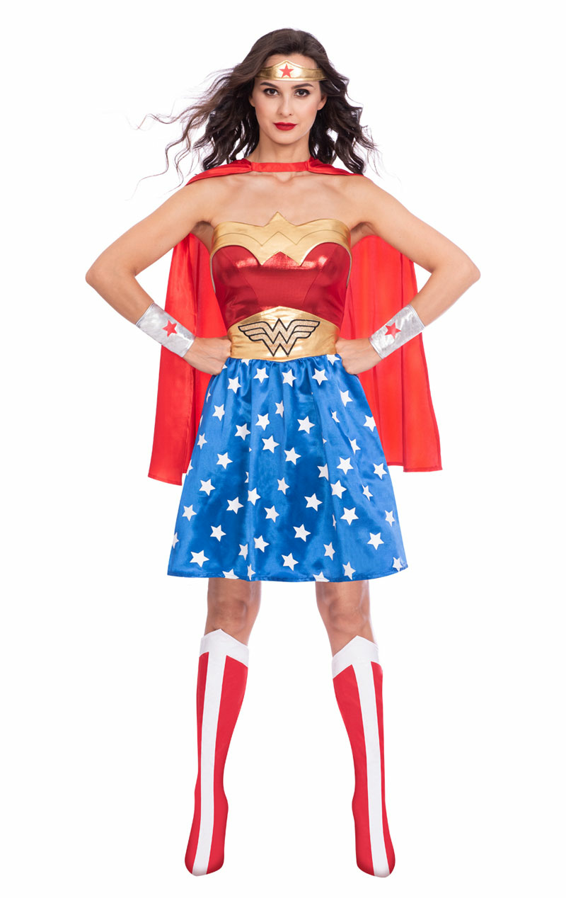 Frauen klassische Wonder Woman Kostüm
