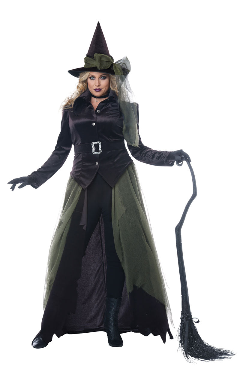 Déguisement sorcière gothique grande taille femme